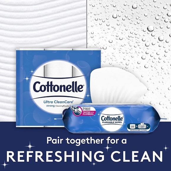 Cottonelle Flushable Wet Wipes for Adults - Picture 5 of 9